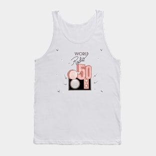 world radio 50 podcast Tank Top